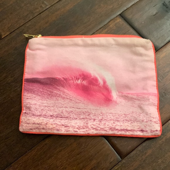 Pink Wave Cocobella Lifestyle Cotton Zip Pouch - Picture 1 of 5